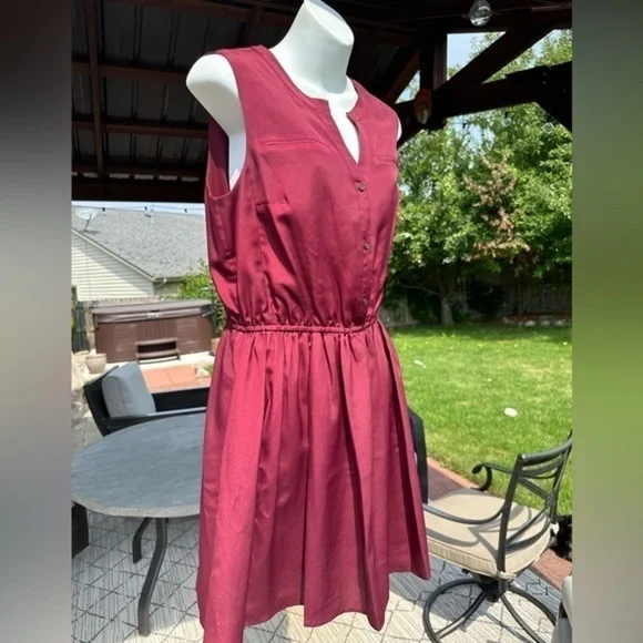 Maison Jules Brand (Set of Two) Green and Maroon Dresses Size Large - Picture 4 of 11